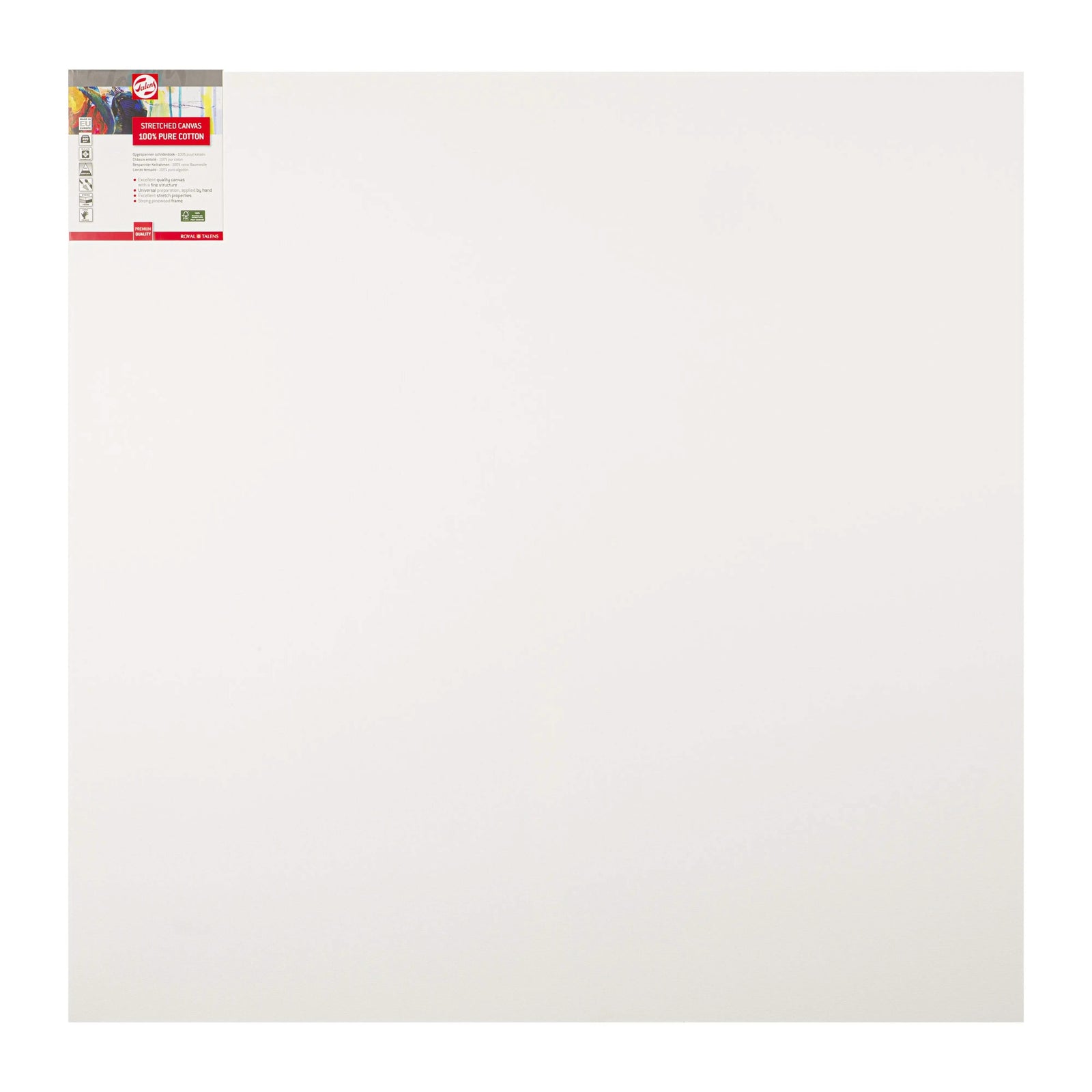 Talens Bespannter Keilrahmen Baumwolle 100 x 100 cm - Kidis Art