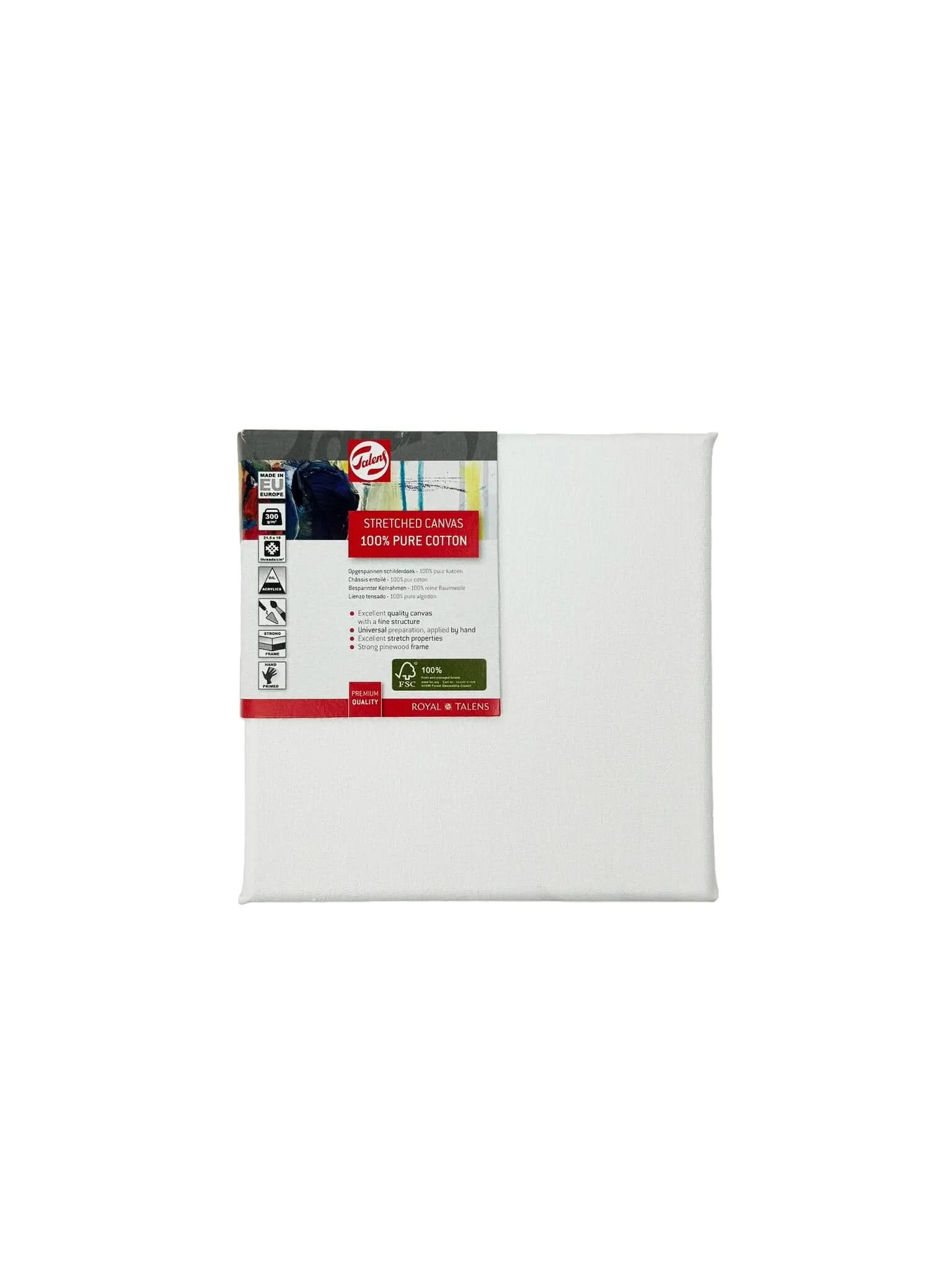 Talens Bespannter Keilrahmen Baumwolle 15 x 15 cm - Kidis Art