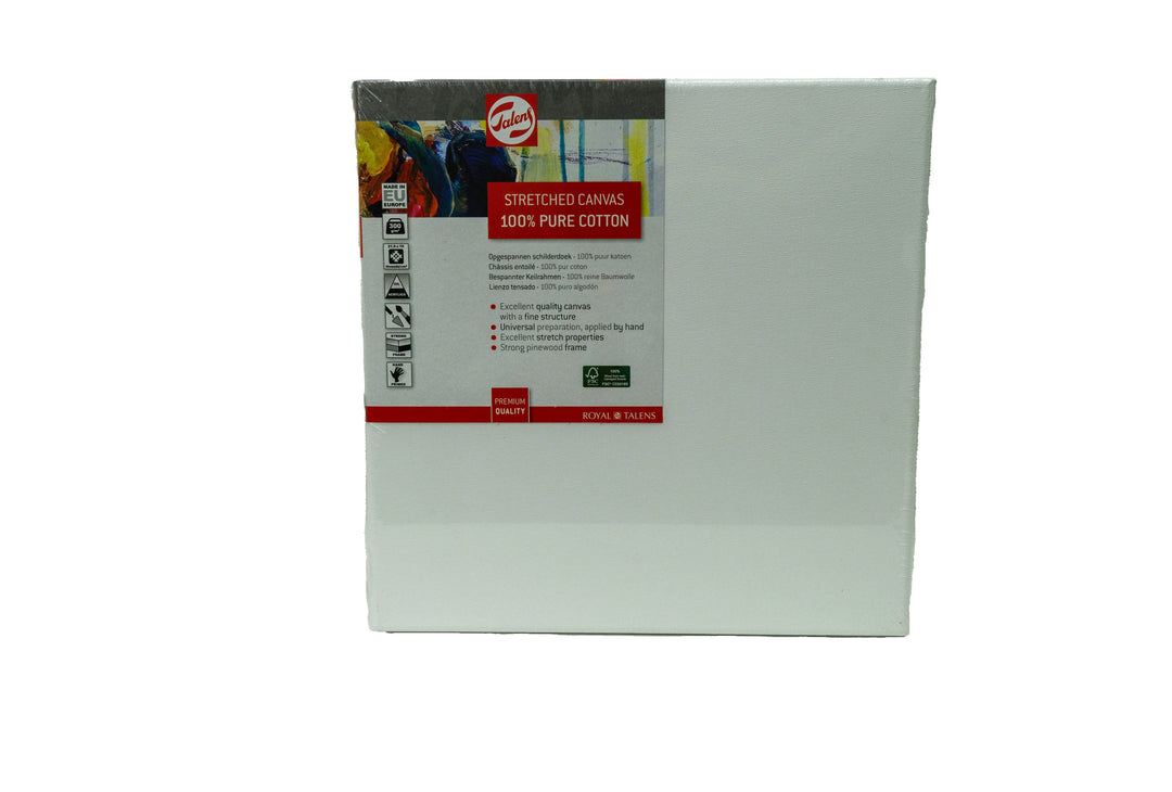 Talens Bespannter Keilrahmen Baumwolle 30 x 30 cm Trio-Set