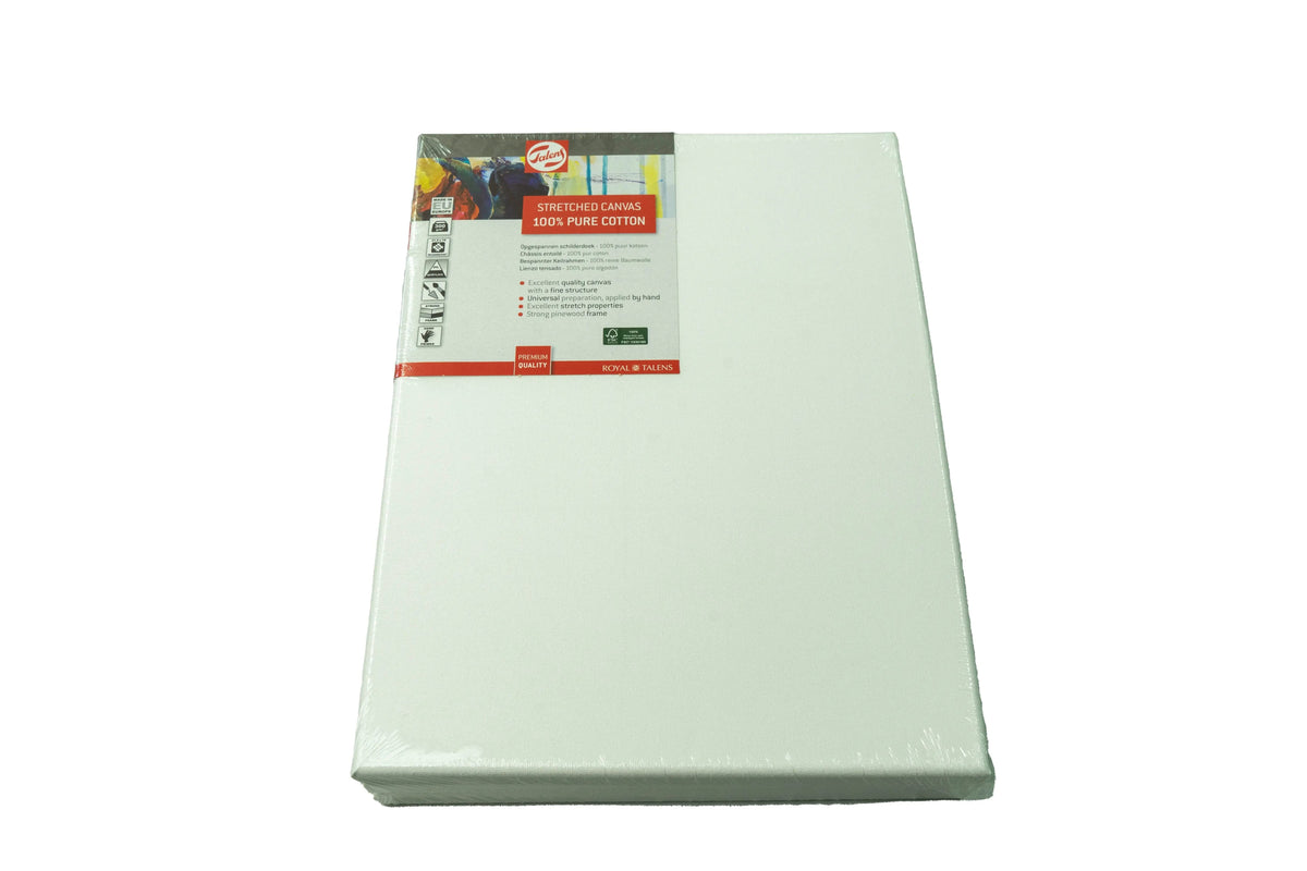 Talens Bespannter Keilrahmen Baumwolle 30 x 40 cm Trio-Set - Kidis Art