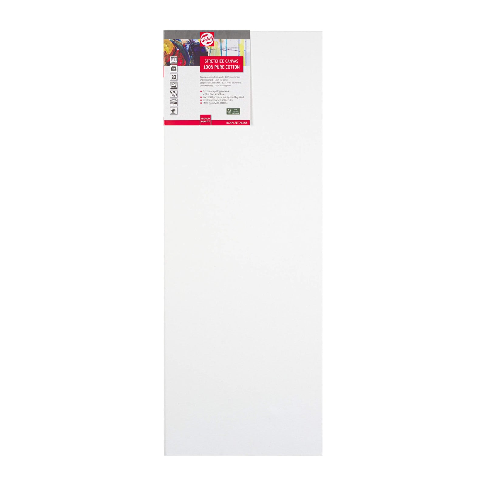 Talens Bespannter Keilrahmen Baumwolle 30 x 80 cm - Kidis Art