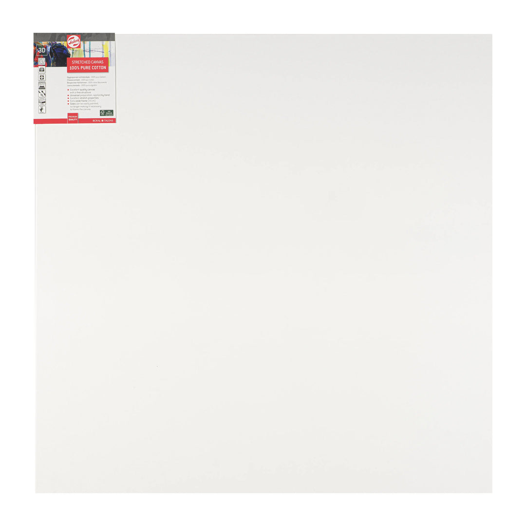 Talens Bespannter Keilrahmen Baumwolle 3D 90 x 90 cm