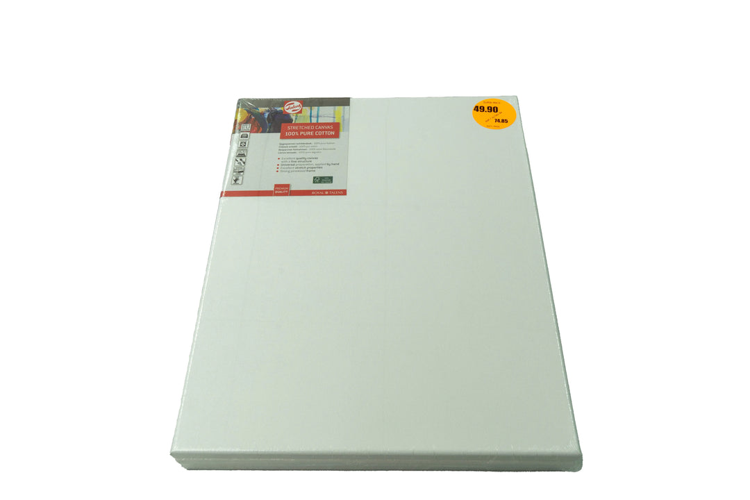 Talens Bespannter Keilrahmen Baumwolle 40 x 50 cm Trio-Set