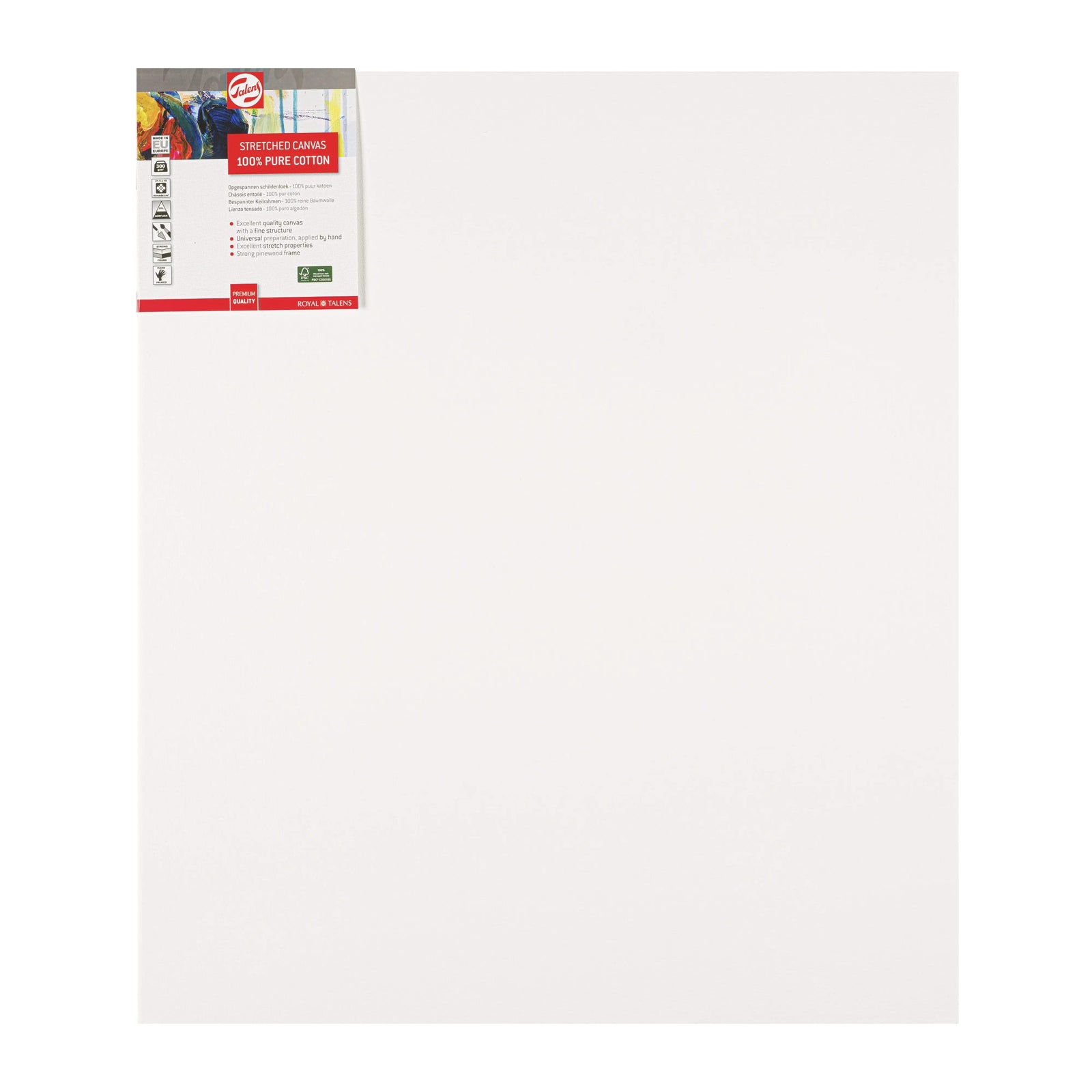 Talens Bespannter Keilrahmen Baumwolle 60 x 70 cm - Kidis Art