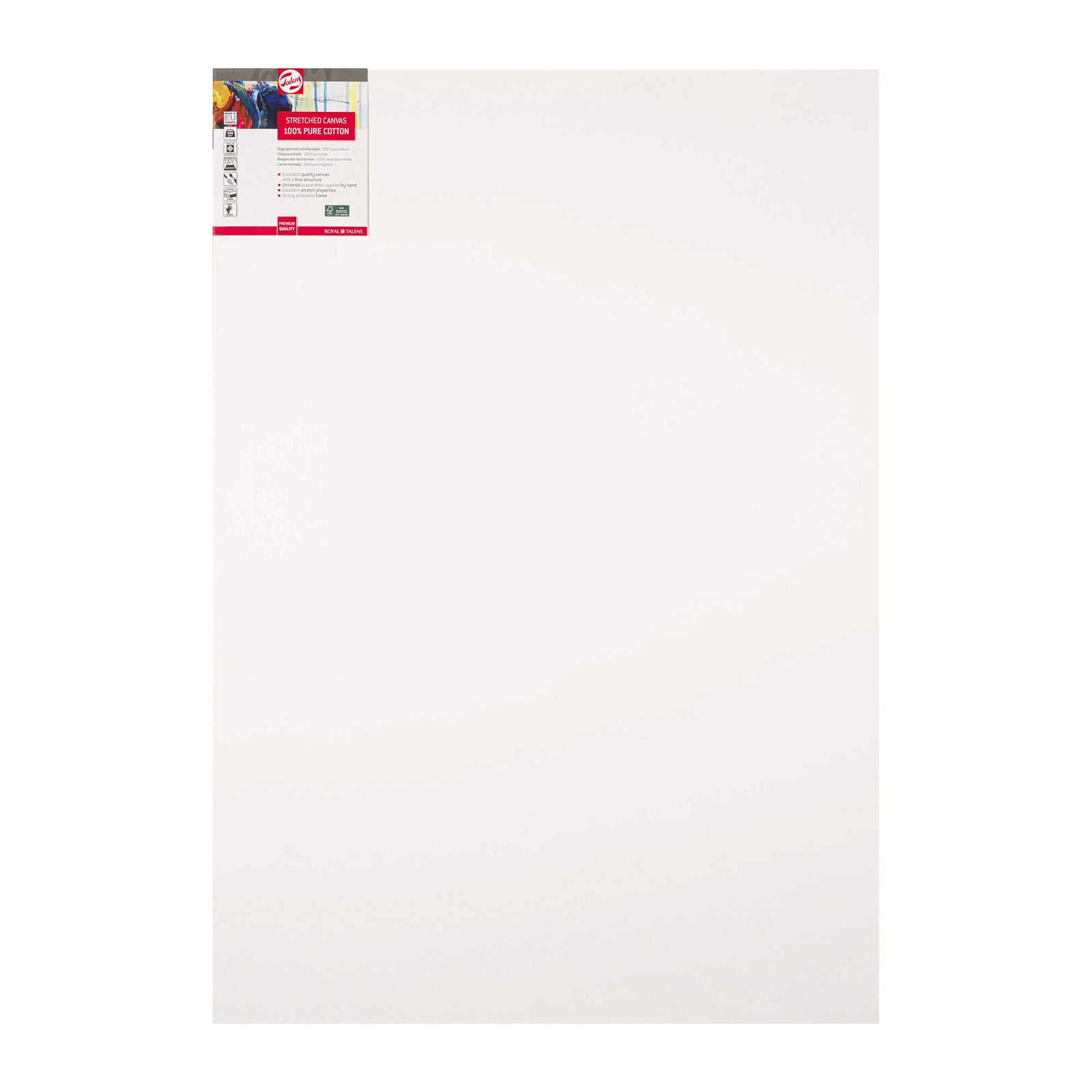 Talens Bespannter Keilrahmen Baumwolle 70 x 100 cm - Kidis Art