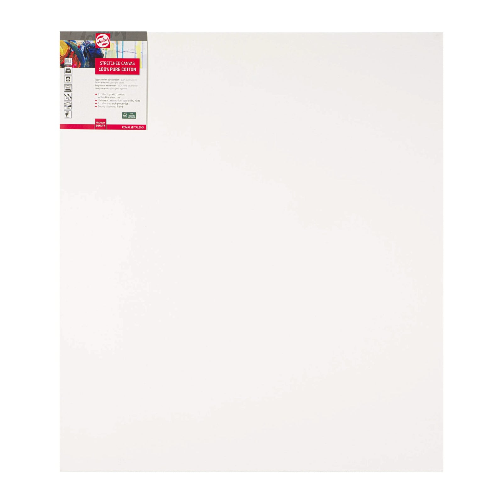 Talens Bespannter Keilrahmen Baumwolle 70 x 80 cm - Kidis Art