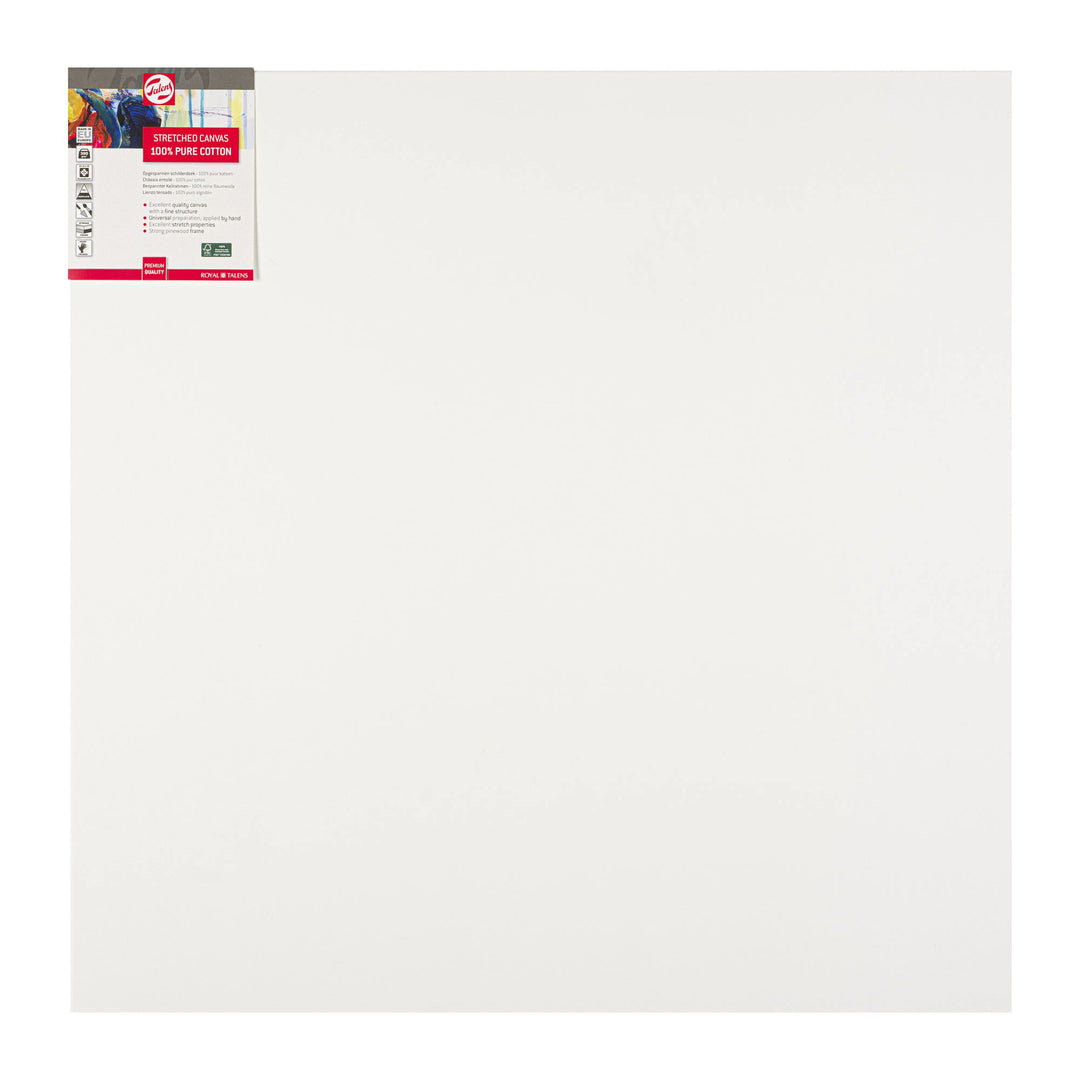 Talens Bespannter Keilrahmen Baumwolle 80 x 80 cm