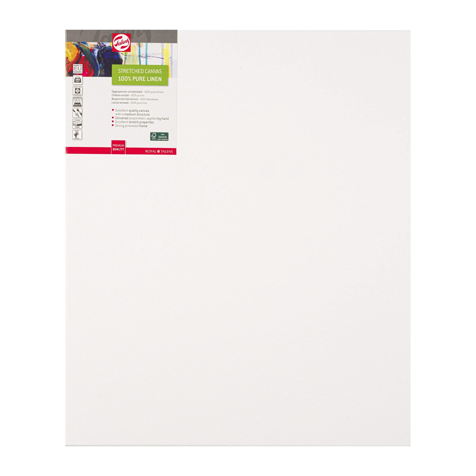 Talens Bespannter Keilrahmen Leinen 50 x 60 cm - Kidis Art