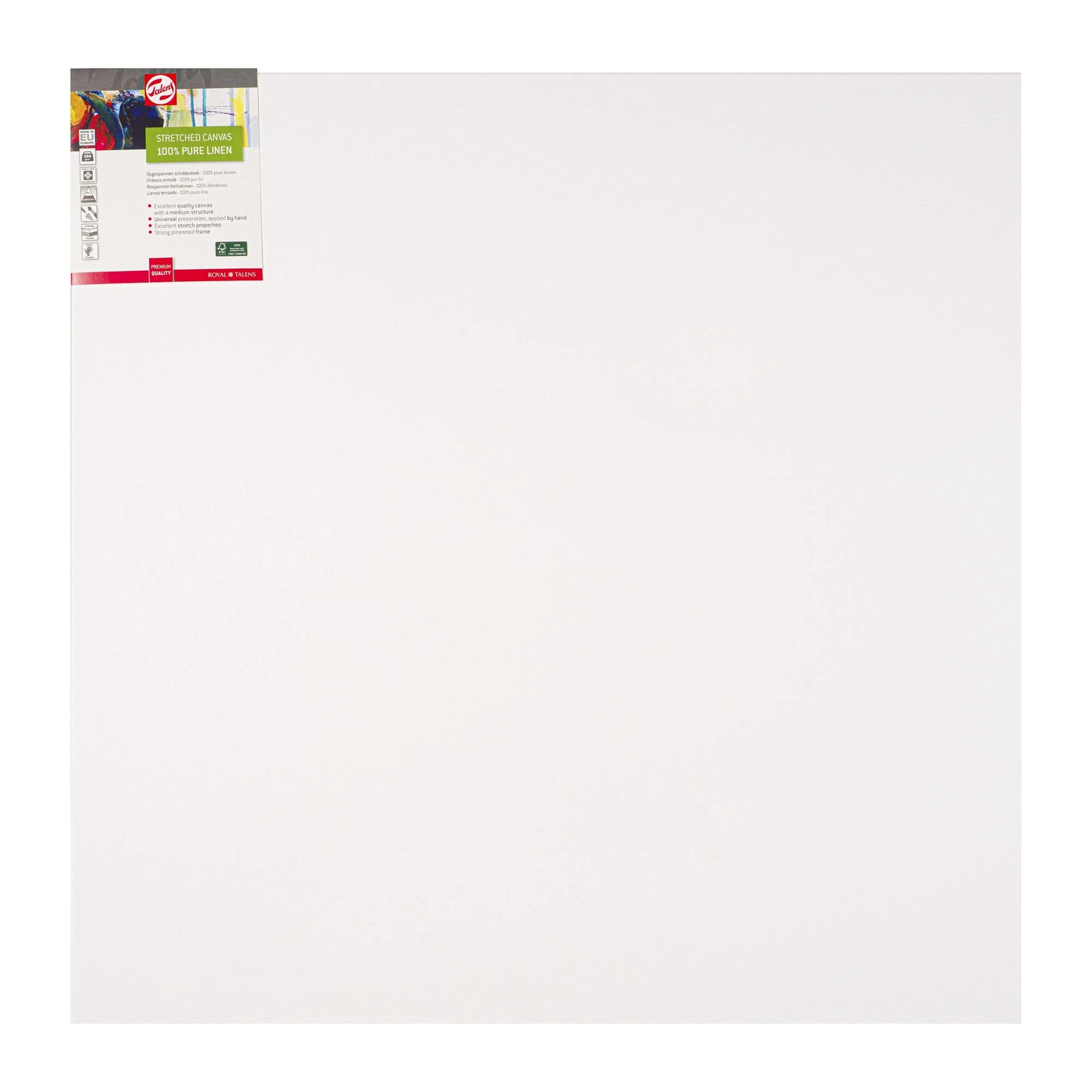 Talens Bespannter Keilrahmen Leinen 80 x 80 cm - Kidis Art