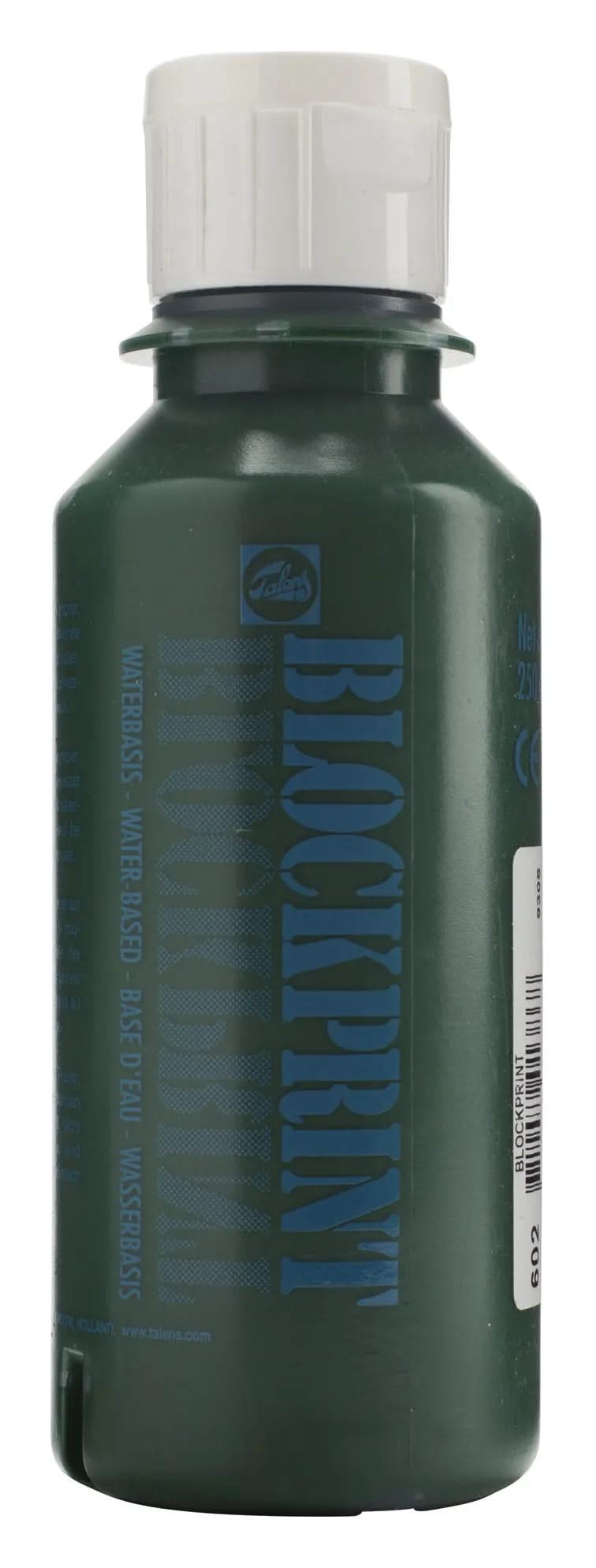 Talens Blockprint Flasche 250 ml Dunkelgrün 602 - Kidis Art