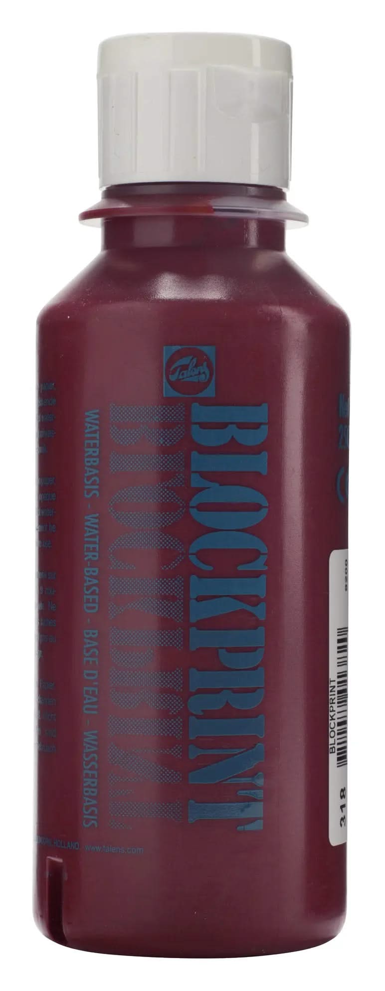 Talens Blockprint Flasche 250 ml Karmin 318 - Kidis Art