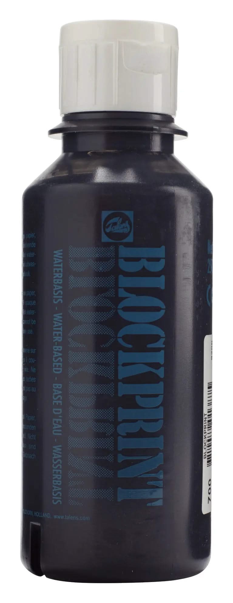Talens Blockprint Flasche 250 ml Schwarz 700 - Kidis Art