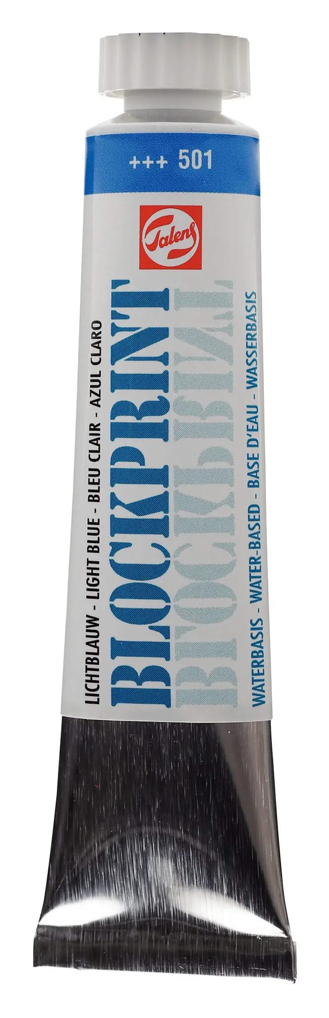 Talens Blockprint Tube 20 ml Hellblau 501 - Kidis Art