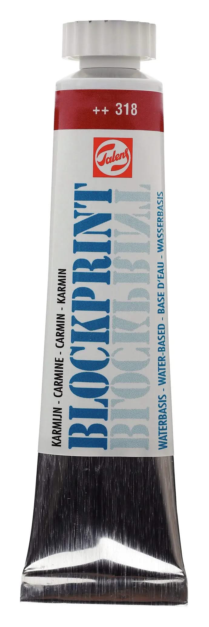 Talens Blockprint Tube 20 ml Karmin 318 - Kidis Art