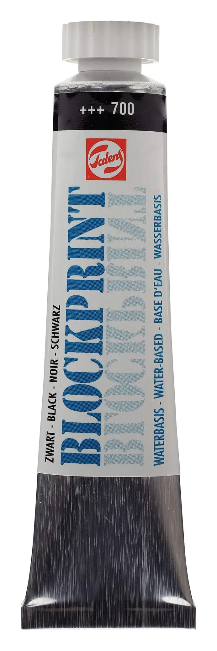 Talens Blockprint Tube 20 ml Schwarz 700 - Kidis Art