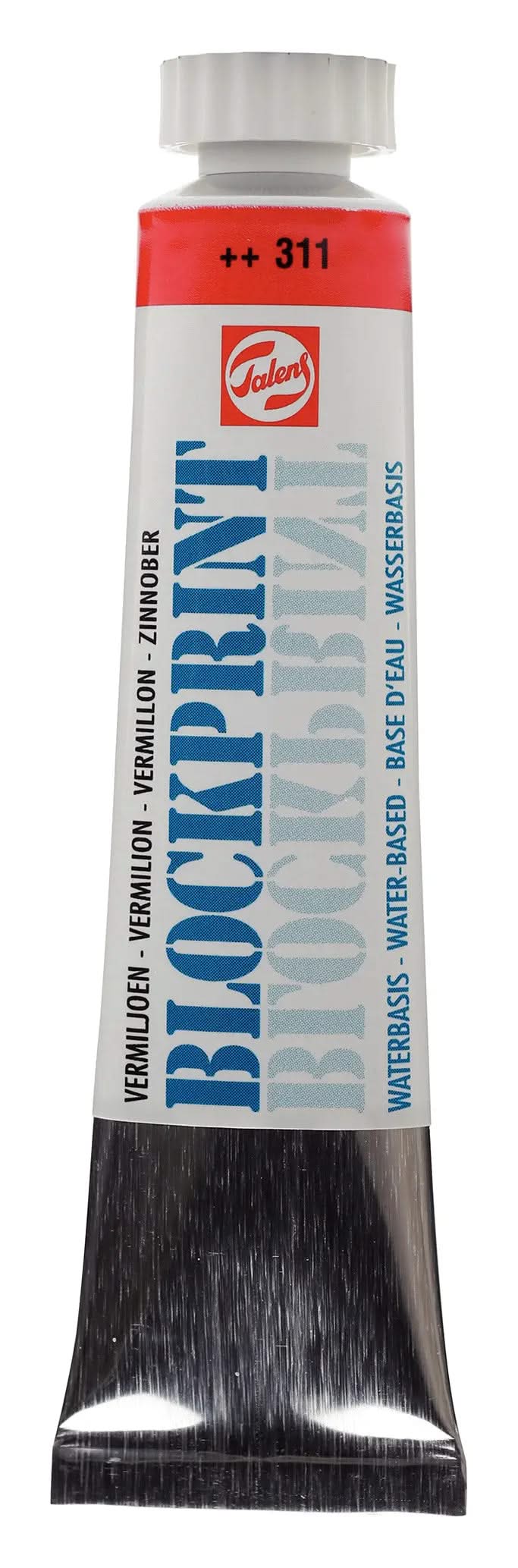 Talens Blockprint Tube 20 ml Zinnober 311 - Kidis Art