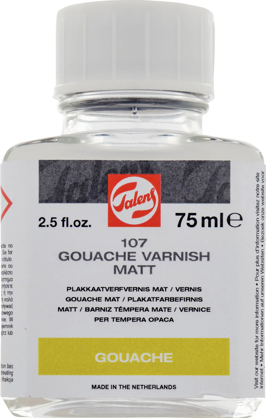 Talens Designer Tempera Firnis Matt 107 Flasche 75 ml