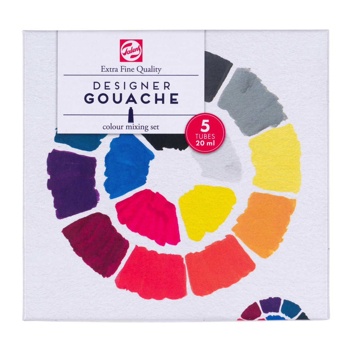 Talens Gouache Extra Fine Mischset | 5 x 20 ml - Kidis Art