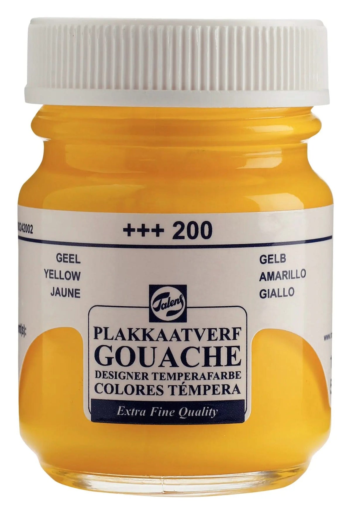 Talens Gouache Extra Fine Quality Flasche 50 ml Gelb 200 - Kidis Art