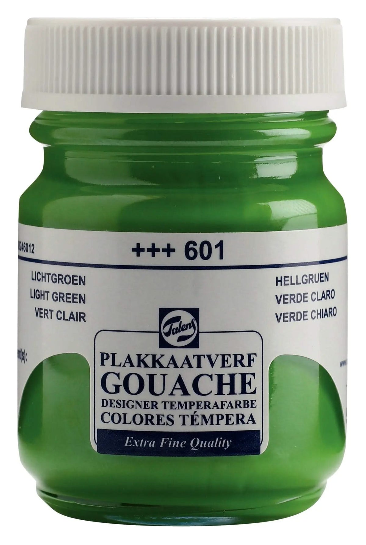 Talens Gouache Extra Fine Quality Flasche 50 ml Hellgrün 601 - Kidis Art
