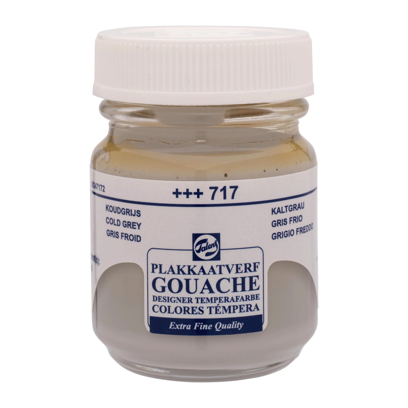 Talens Gouache Extra Fine Quality Flasche 50 ml Kaltgrau 717 - Kidis Art