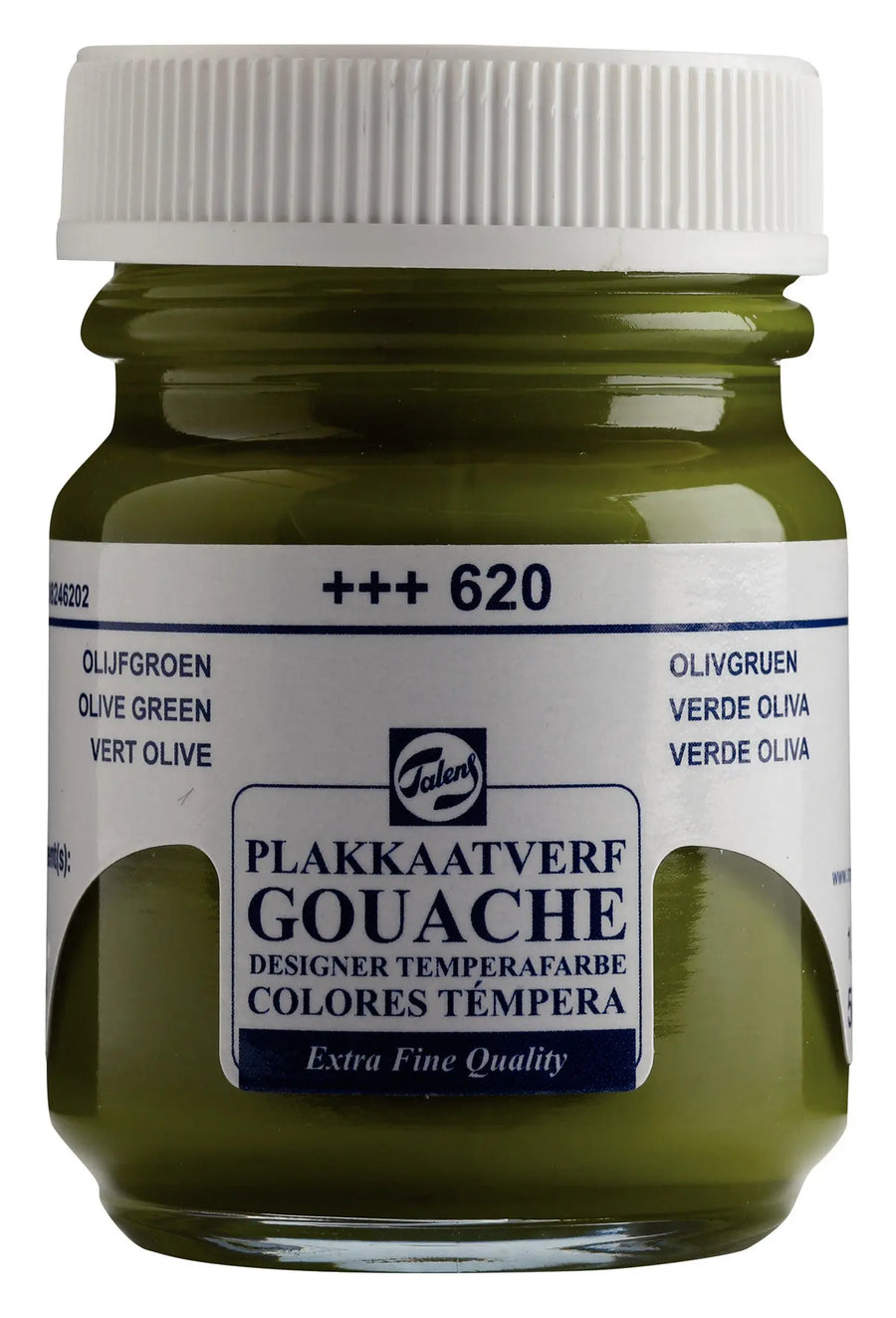 Talens Gouache Extra Fine Quality Flasche 50 ml Olivgrün 620