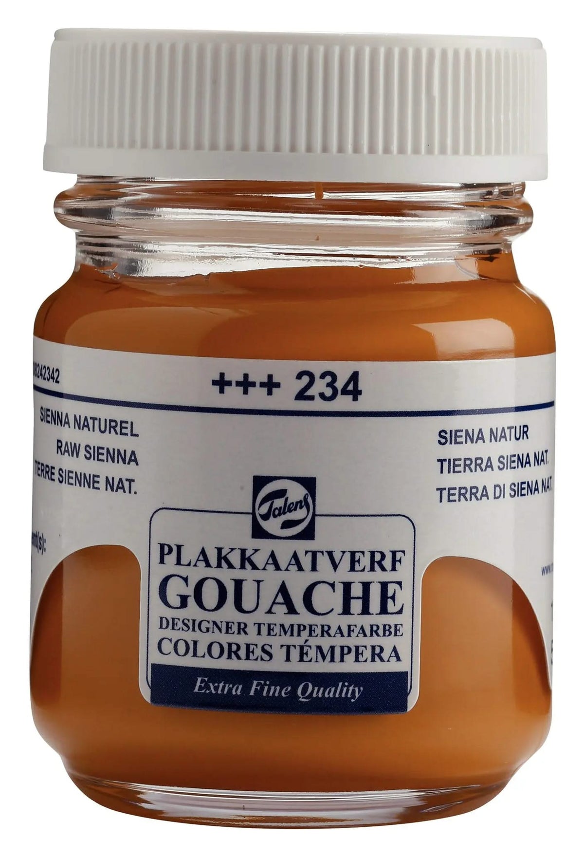 Talens Gouache Extra Fine Quality Flasche 50 ml Siena Natur 234 - Kidis Art
