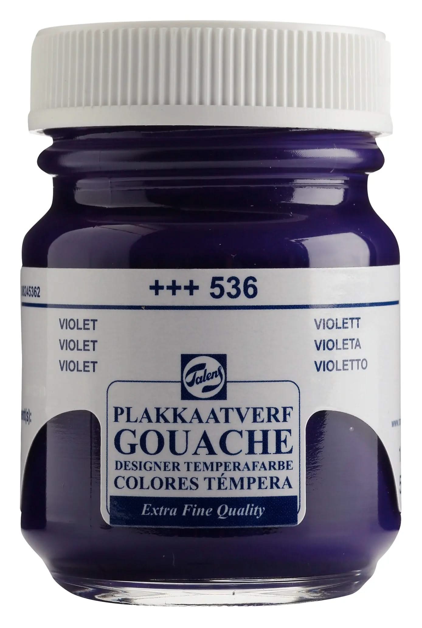 Talens Gouache Extra Fine Quality Flasche 50 ml Violett 536 - Kidis Art