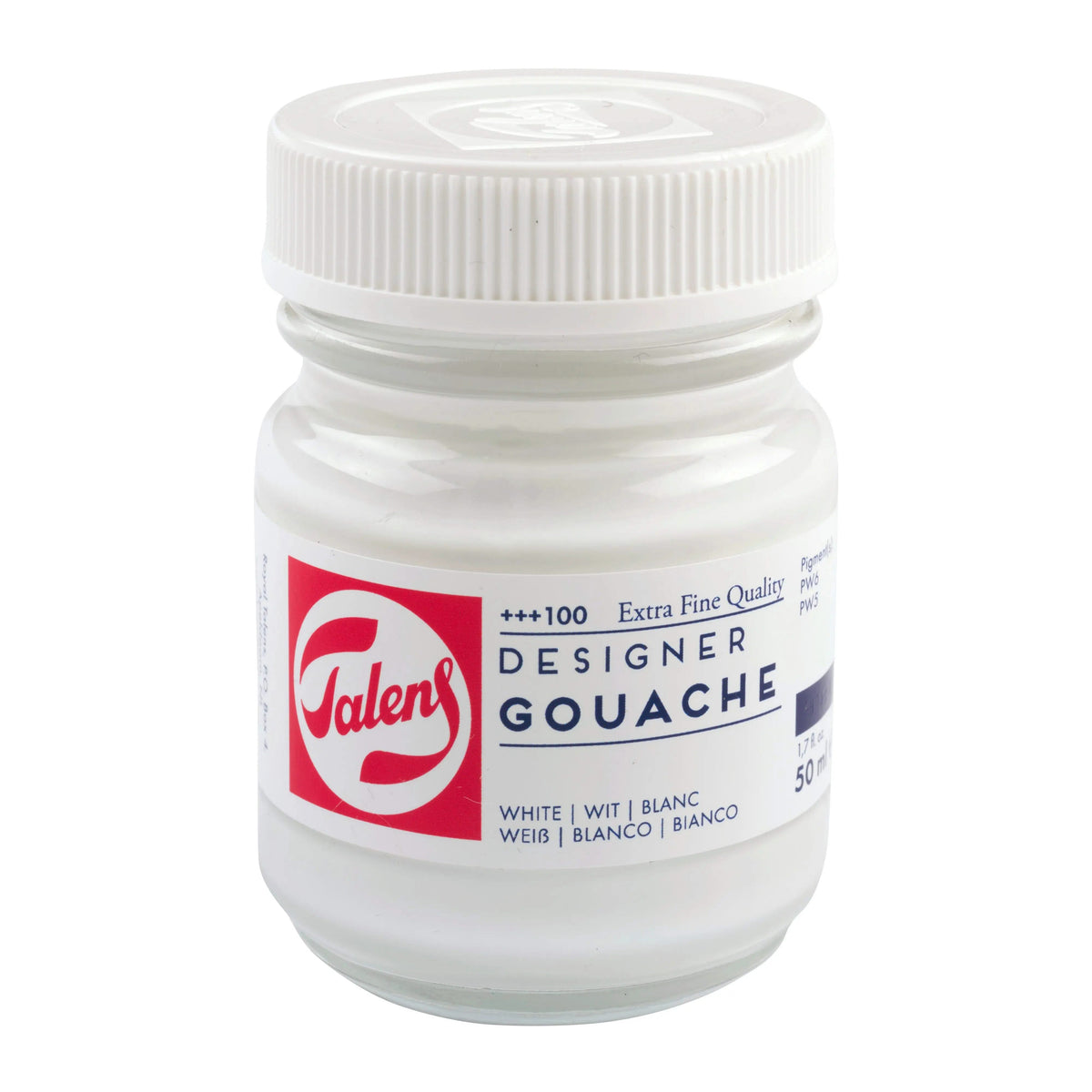 Talens Gouache Extra Fine Quality Flasche 50 ml Weiß 100 - Kidis Art