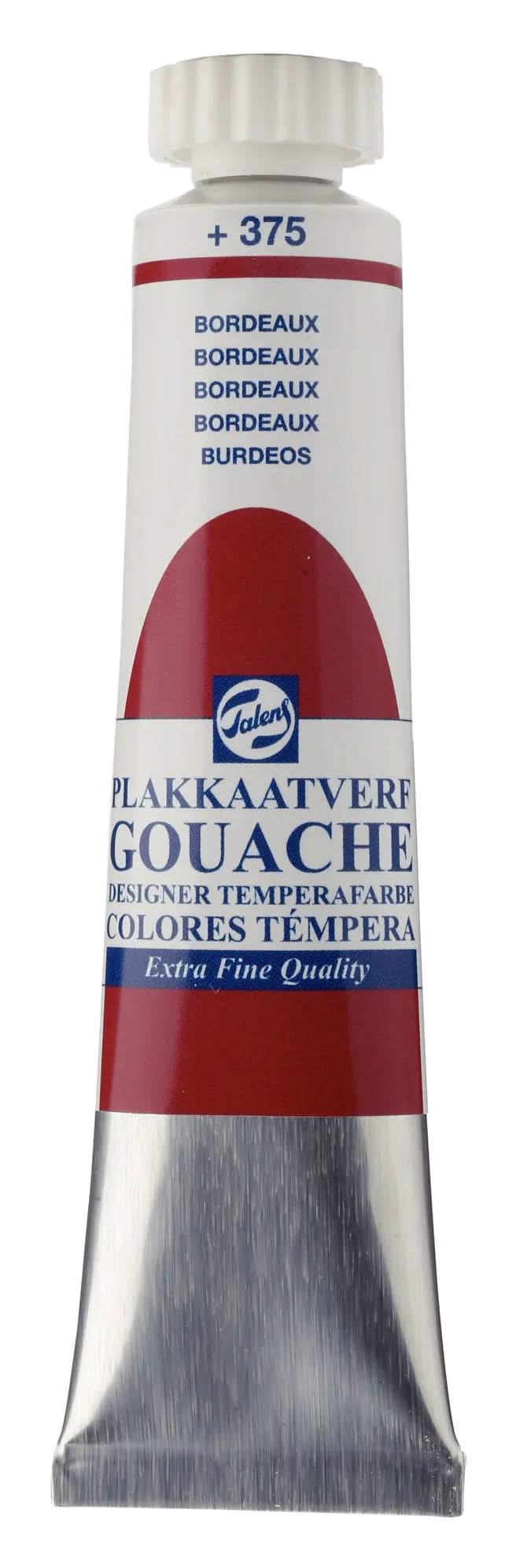 Talens Gouache Extra Fine Quality Tube 20 ml Bordeaux 375 - Kidis Art