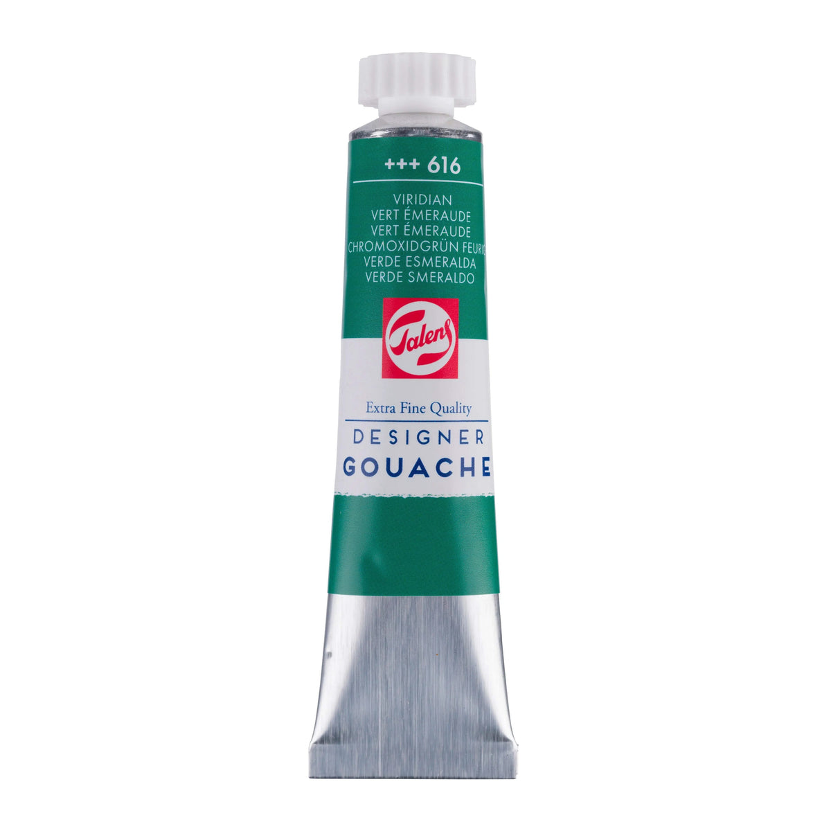 Talens Gouache Extra Fine Quality Tube 20 ml Chromoxidgrün Feurig 616 - Kidis Art