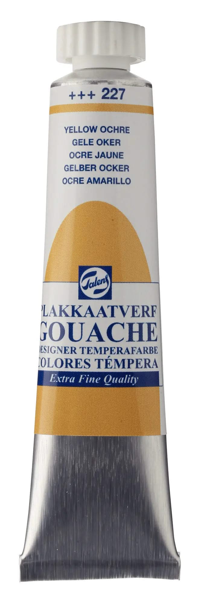 Talens Gouache Extra Fine Quality Tube 20 ml Gelber Ocker 227 - Kidis Art