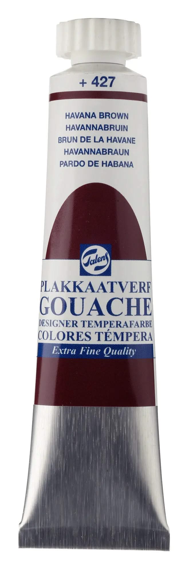 Talens Gouache Extra Fine Quality Tube 20 ml Havannabraun 427 - Kidis Art