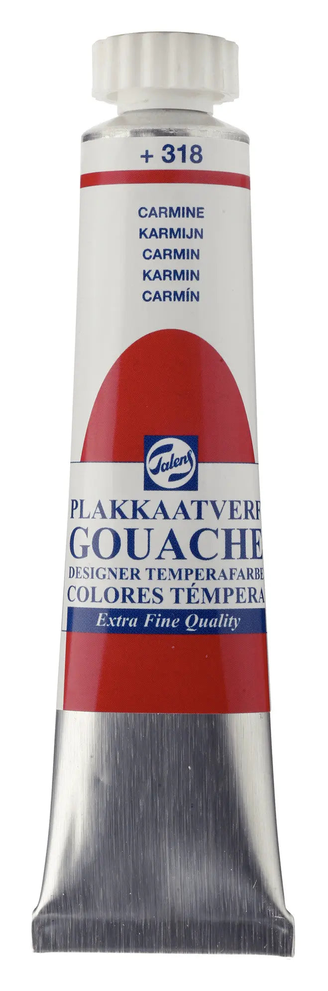 Talens Gouache Extra Fine Quality Tube 20 ml Karmin 318
