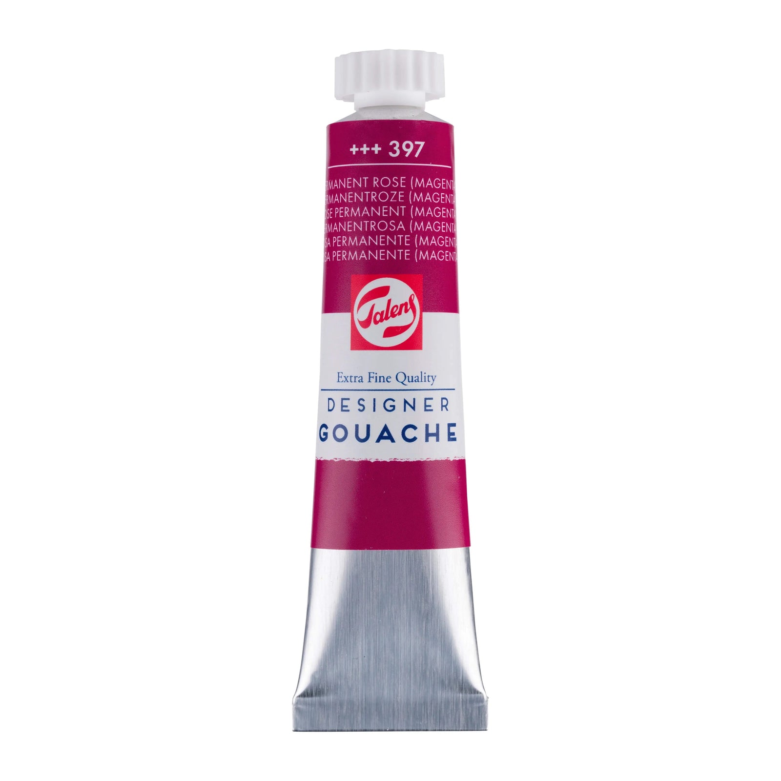 Talens Gouache Extra Fine Quality Tube 20 ml Permanentrosa (Magenta) 397 - Kidis Art