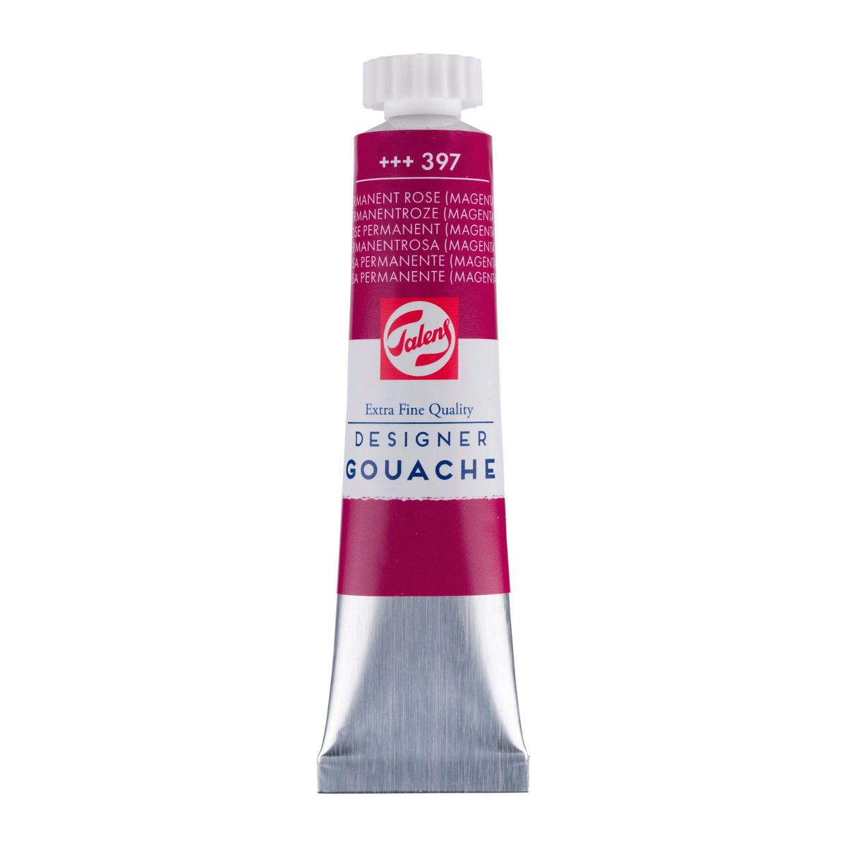 Talens Gouache Extra Fine Quality Tube 20 ml Permanentrosa (Magenta) 397 - Kidis Art
