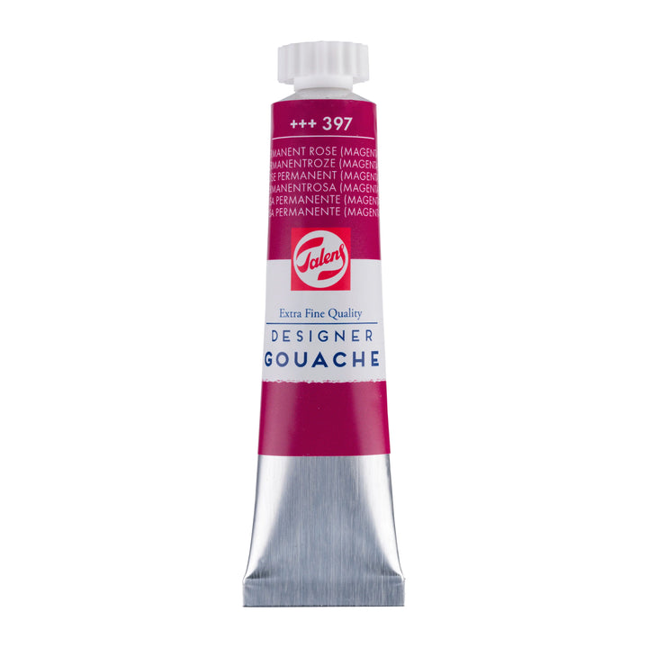 Talens Gouache Extra Fine Quality Tube 20 ml Permanentrosa (Magenta) 397