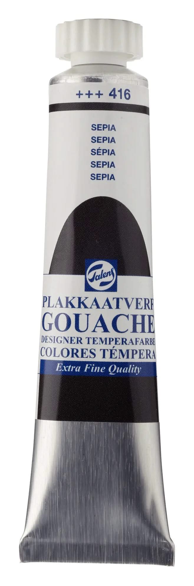 Talens Gouache Extra Fine Quality Tube 20 ml Sepia 416 - Kidis Art