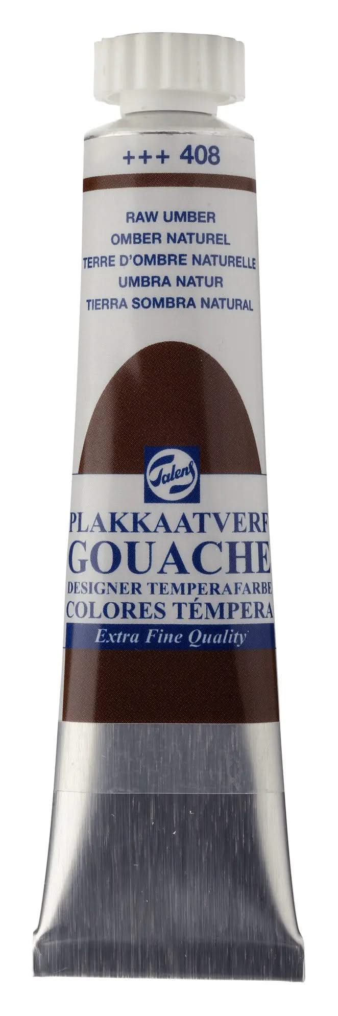 Talens Gouache Extra Fine Quality Tube 20 ml Umbra Natur 408 - Kidis Art