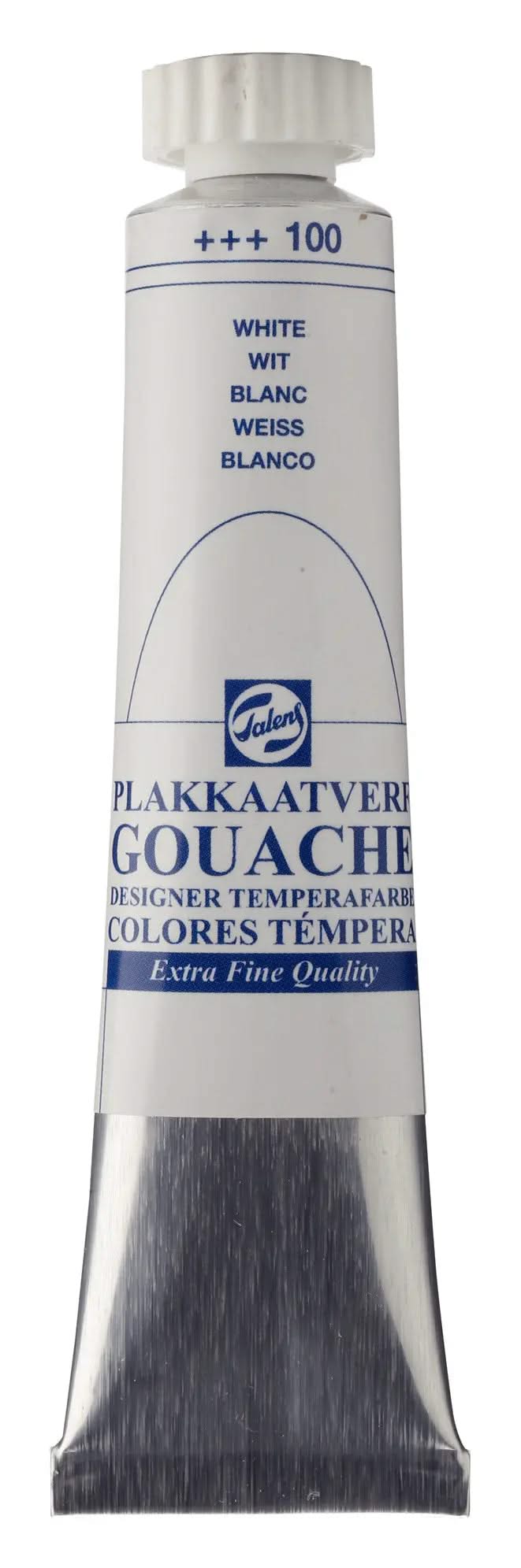 Talens Gouache Extra Fine Quality Tube 20 ml Weiß 100 - Kidis Art