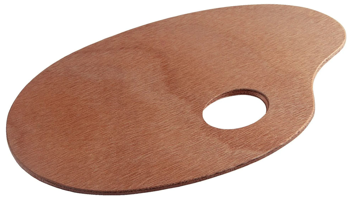 Talens Holzpalette Oval 25 x 35 cm - Kidis Art