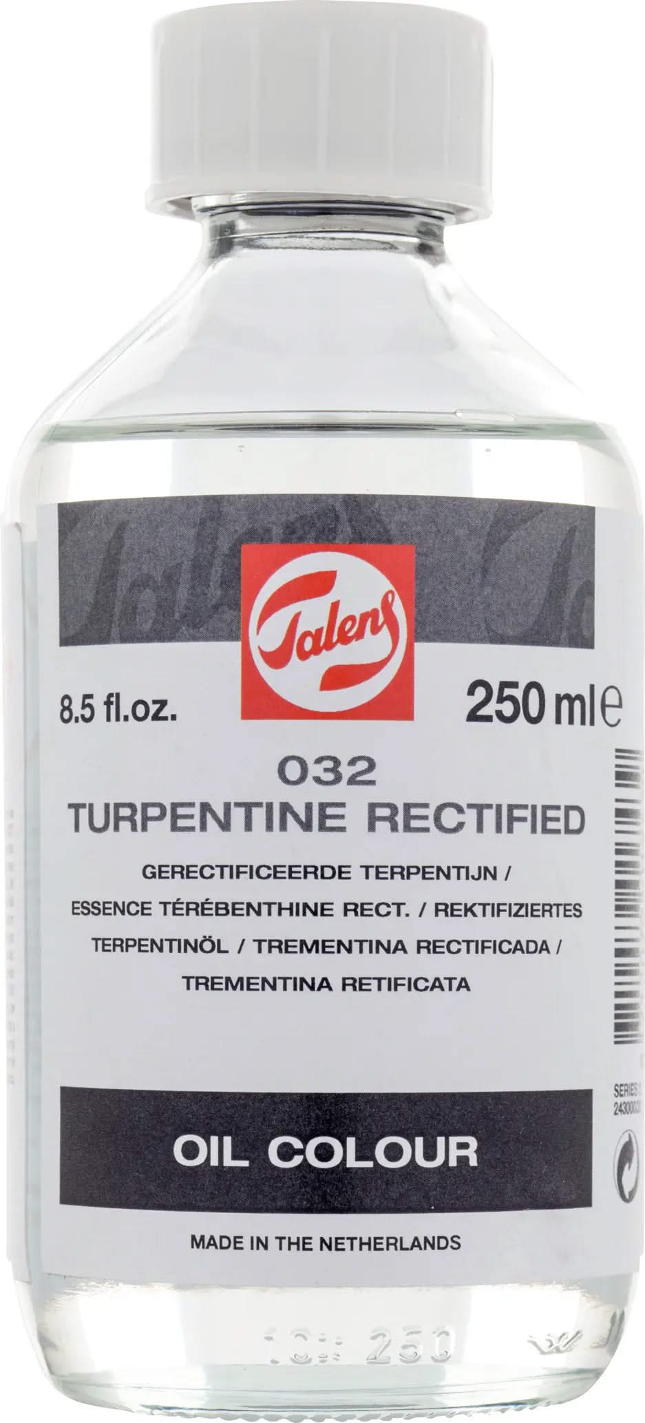 Talens Rektifiziertes Terpentinöl 032 Flasche 250 ml - Kidis Art