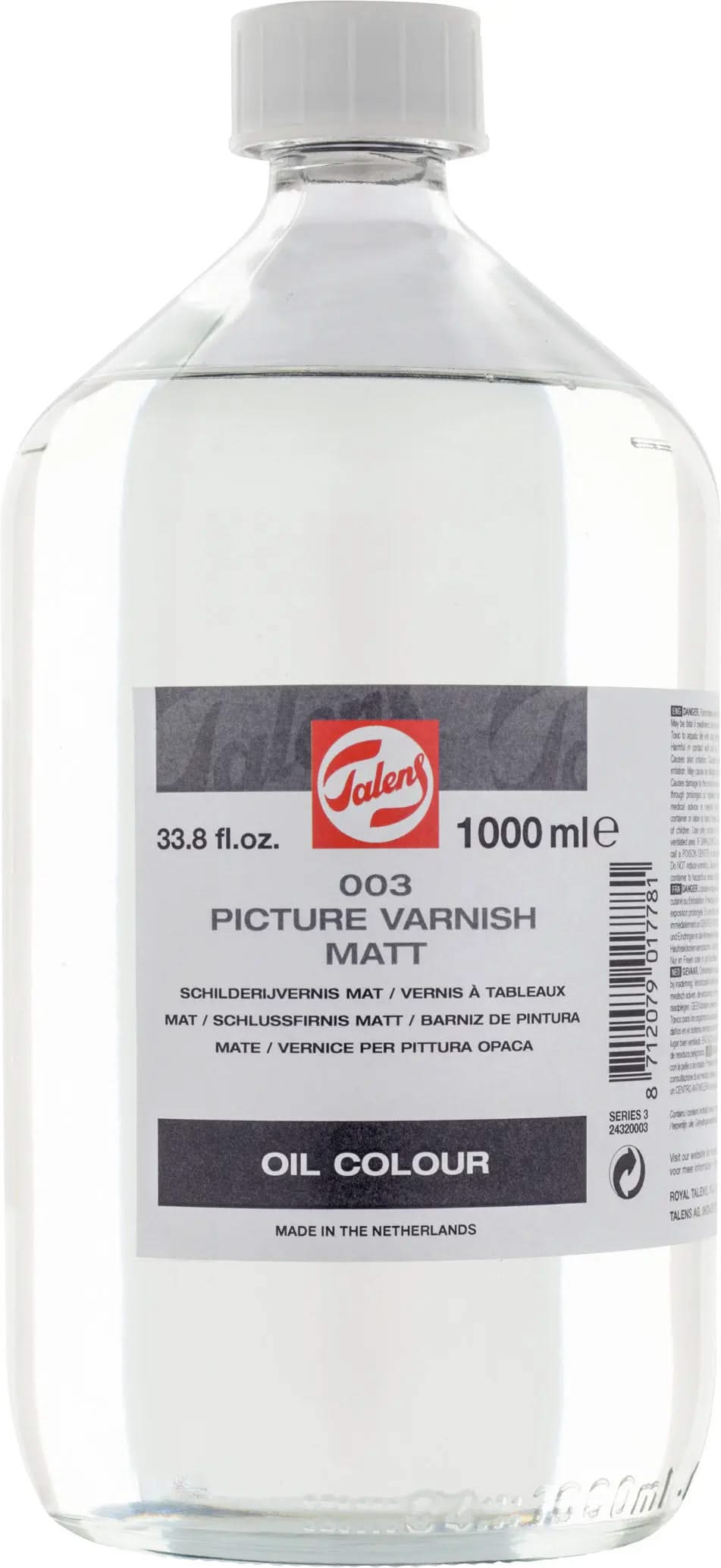 Talens Schlussfirnis Matt 003 Flasche 1000 ml - Kidis Art