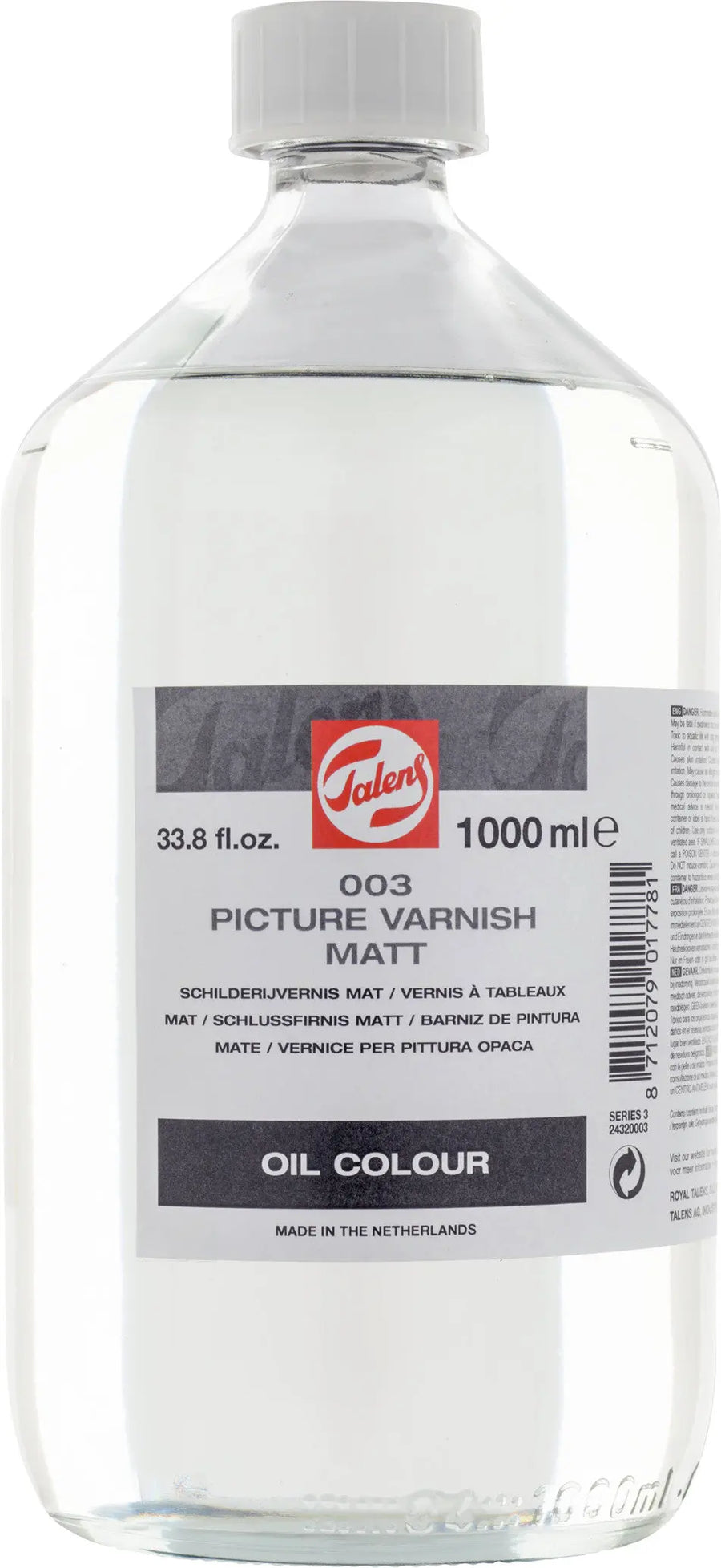 Talens Schlussfirnis Matt 003 Flasche 1000 ml