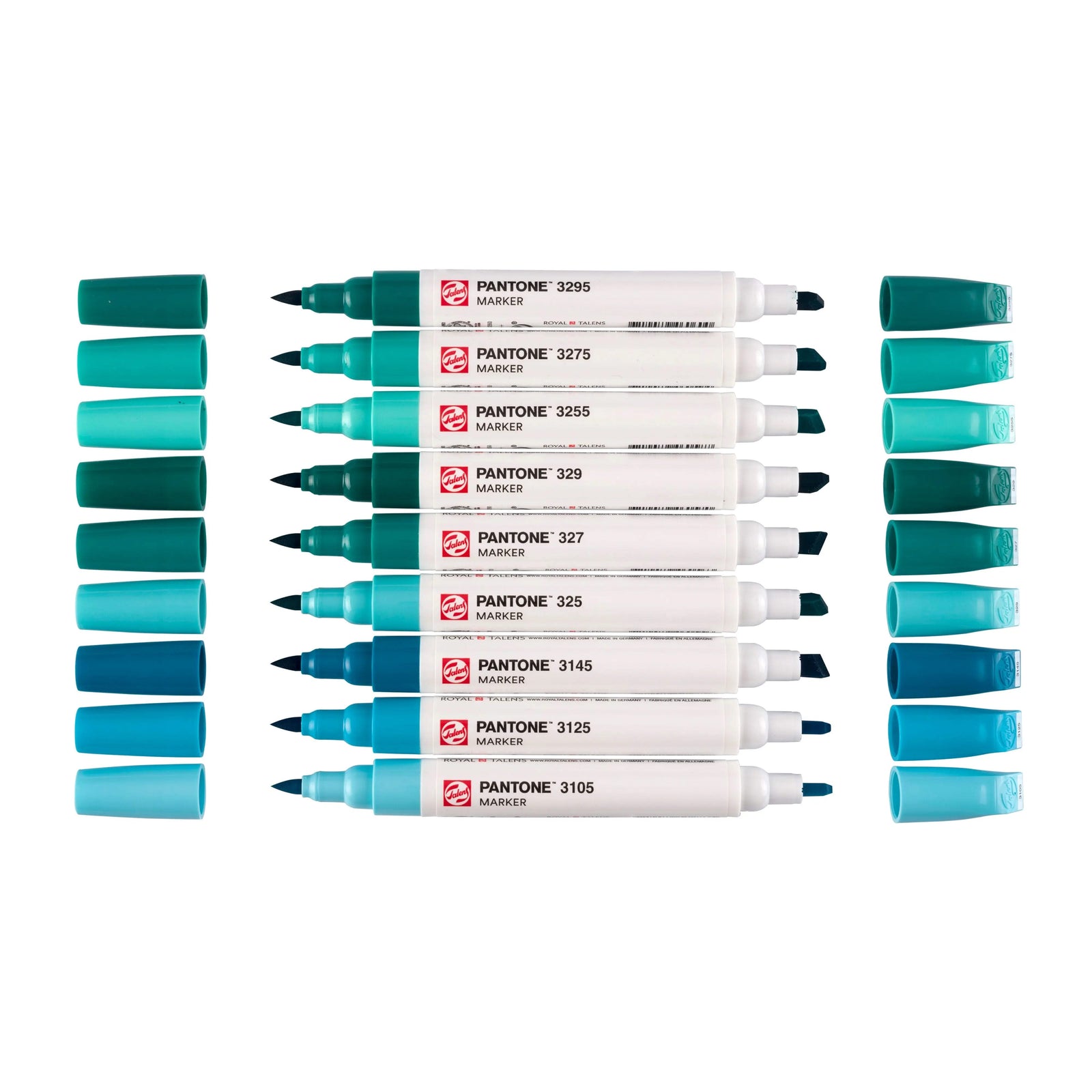 Talens | Pantone Marker Set 9x Blue Green - Kidis Art