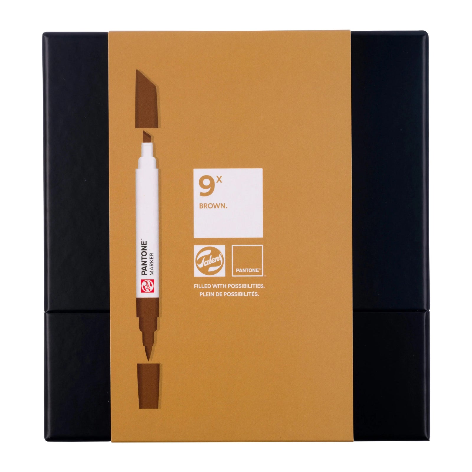 Talens | Pantone Marker Set 9x Brown - Kidis Art