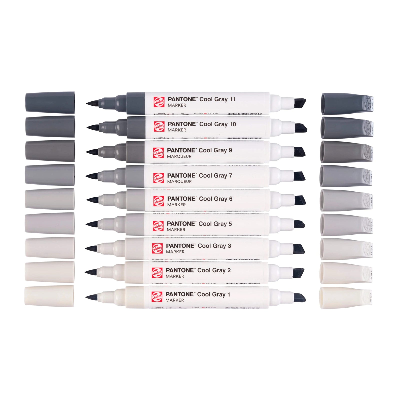 Talens | Pantone Marker Set 9x Cool Gray - Kidis Art