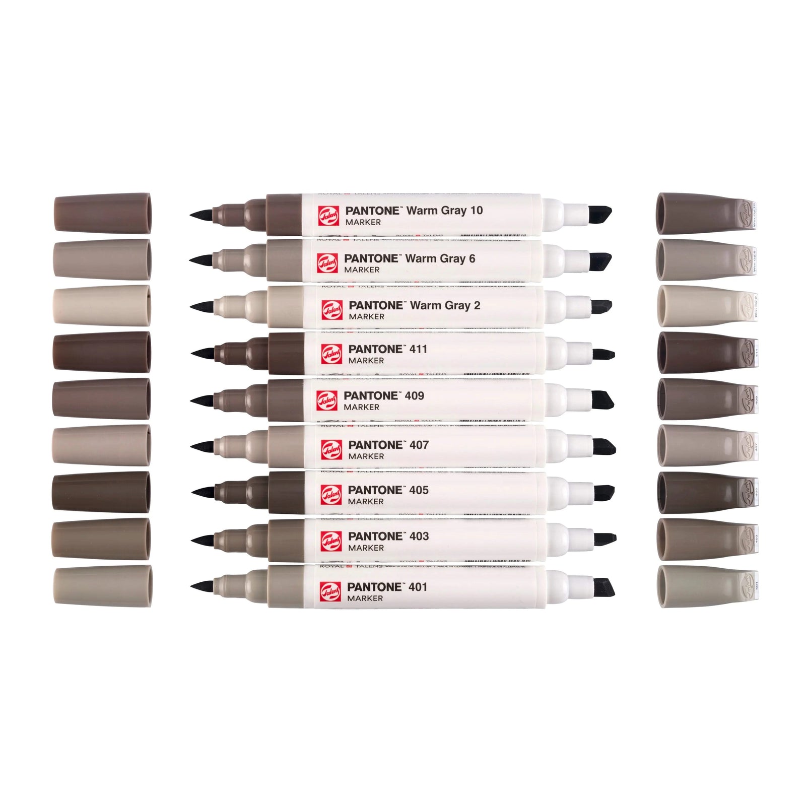 Talens | Pantone Marker Set 9x Warm Gray - Kidis Art