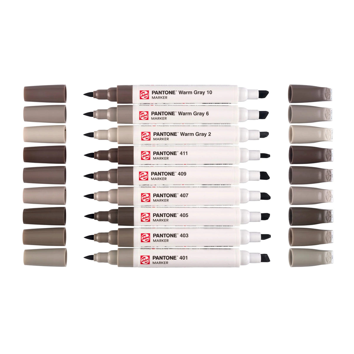 Talens | Pantone Marker Set 9x Warm Gray - Kidis Art