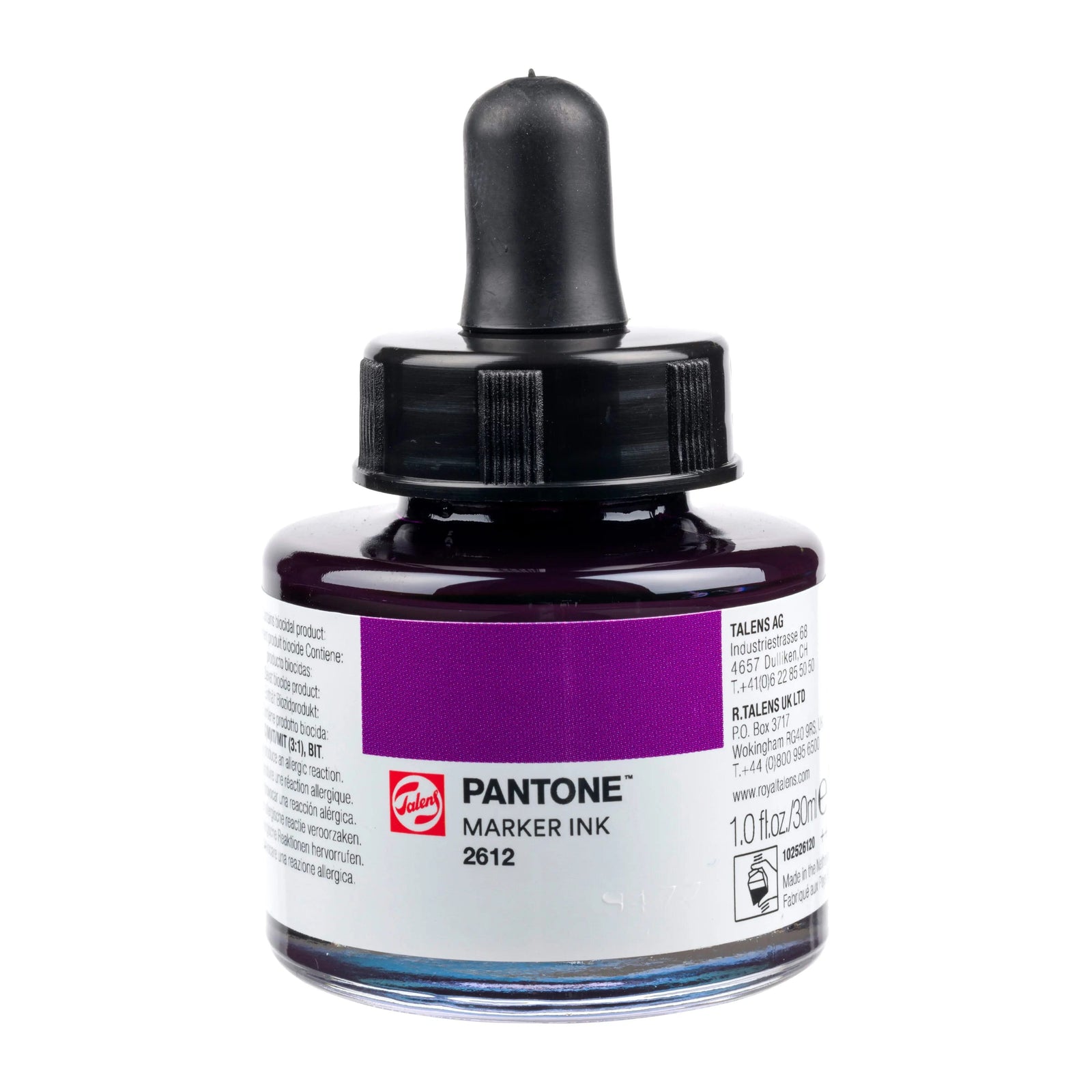 Talens | Pantone Marker-Tinte 30 ml 2612 - Kidis Art
